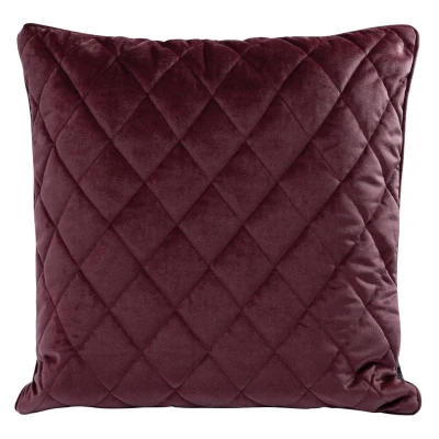 Poszewka na poduszkę Welurowa Velvet 28 50x50cm Bordowa