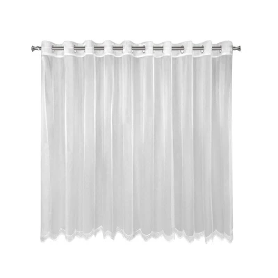 Firana Gotowa 350x145cm Biała na przelotkach