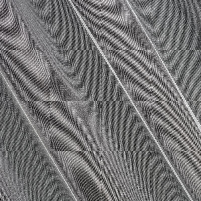 Firana Gotowa ze złotą koronką 300x250cm Biała na przelotkach