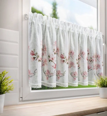 Firana Gotowa 150x60cm Biała