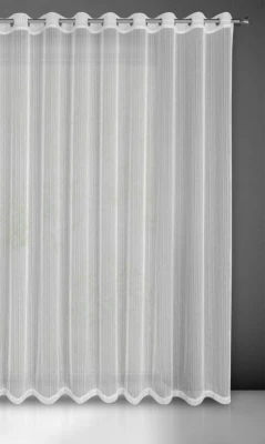 Firana Gotowa 300x250cm Biała na przelotkach