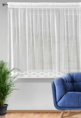 Firana Gotowa Na taśmie 350x145cm Biała