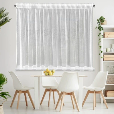 Firana Gotowa Na taśmie 350x145cm Biała