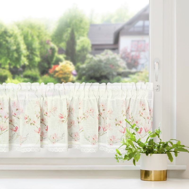 Firana Gotowa 150x30cm Biała