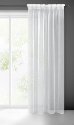 Firana Gotowa Na taśmie 140x270cm Biała