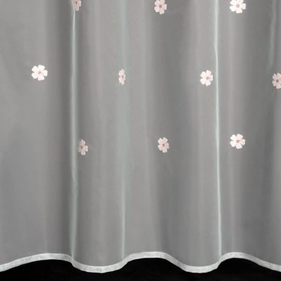 Firana Gotowa 140x250cm Biała na przelotkach