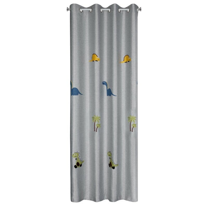 Zasłona Gotowa 140x250cm Srebrny na przelotkach