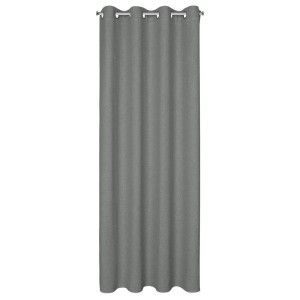 Zasłona Gotowa 140x250cm Szara na przelotkach
