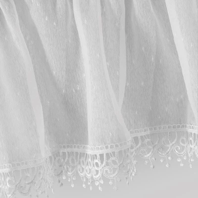 Firana Gotowa 400x65cm Biała