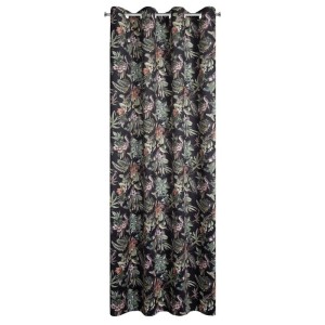 Zasłona Gotowa 140x250cm Czarna Na przelotkach