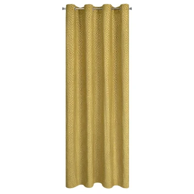 Zasłona Gotowa 140x250cm Złota na przelotkach
