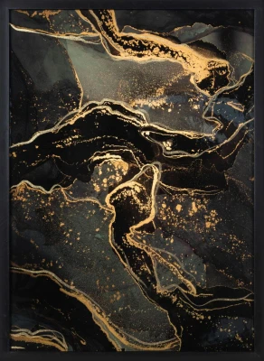 Obraz ręcznie malowany na płótnie 478 53x73cm Grafitowy