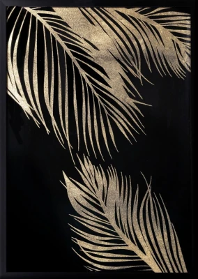 Obraz ręcznie malowany na płótnie 482C 53x73cm Zielony