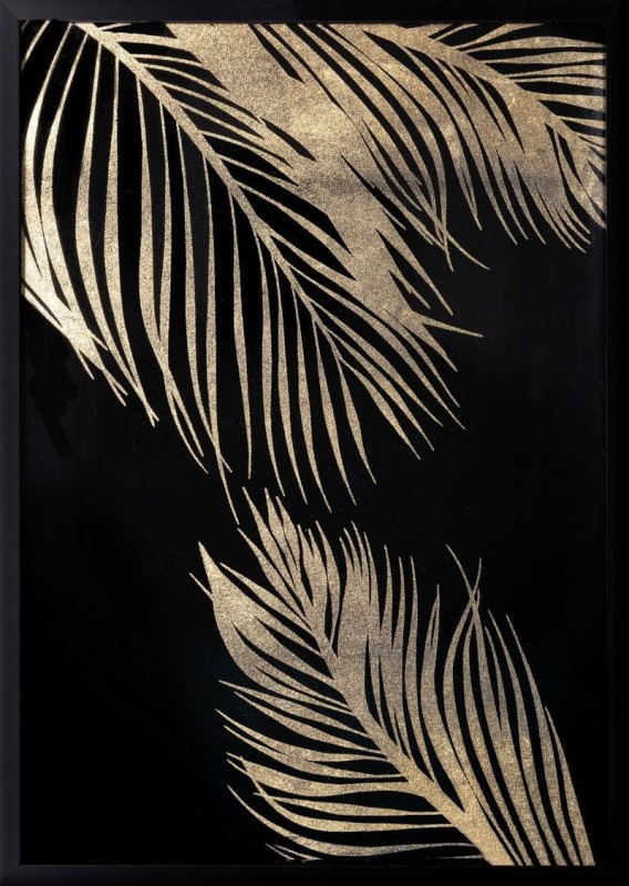 Obraz ręcznie malowany na płótnie 482C 53x73cm Zielony