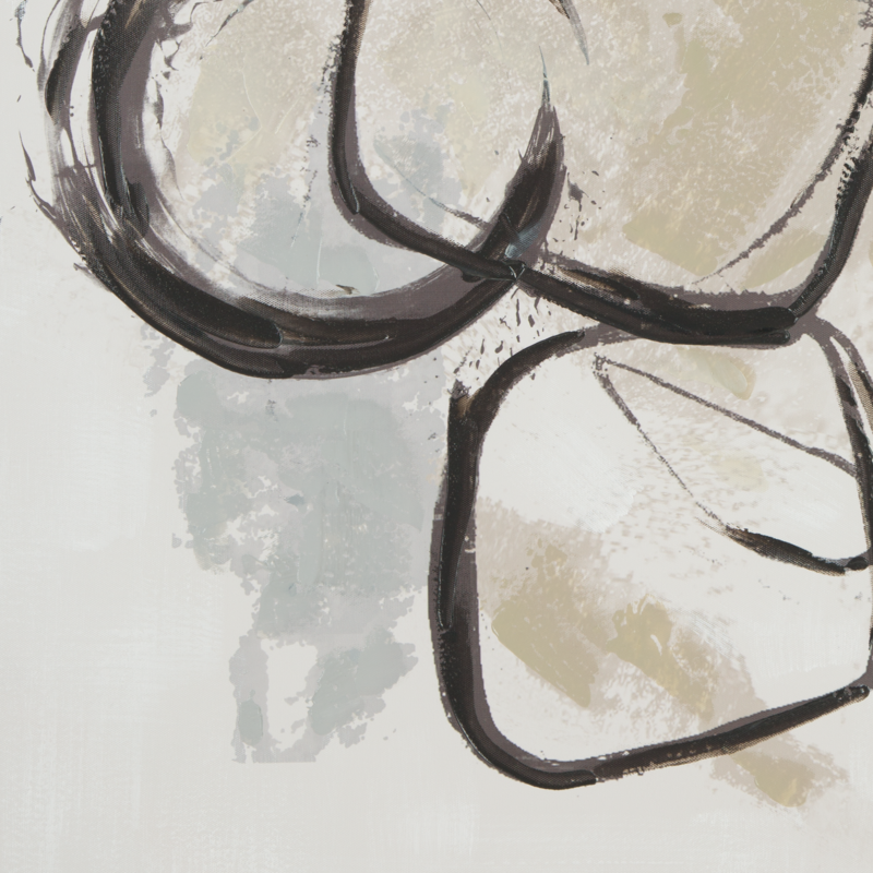 Obraz ręcznie malowany na płótnie 579 60x80cm Beżowy