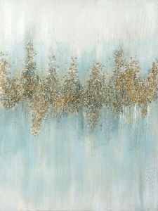 Obraz ręcznie malowany na płótnie 444B 60x80cm Złoty