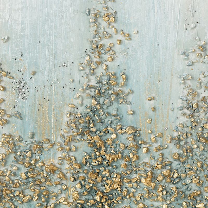 Obraz ręcznie malowany na płótnie 444B 60x80cm Złoty