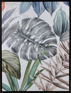 Obraz ręcznie malowany na płótnie 589B 60x80cm Zielony