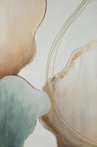 Obraz ręcznie malowany na płótnie 592 60x90cm Pomarańczowy