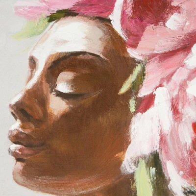 Obraz ręcznie malowany na płótnie 567B 90x60cm Szary