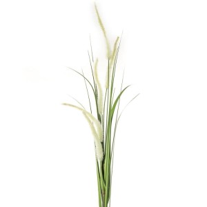 Kwiat Sztuczny Ozdobny Gałązka 53cm Kremowy 6szt