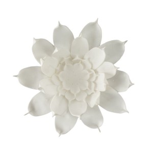 Kwiat Sztuczny Ozdobny Gałązka 28cm Biały 6szt