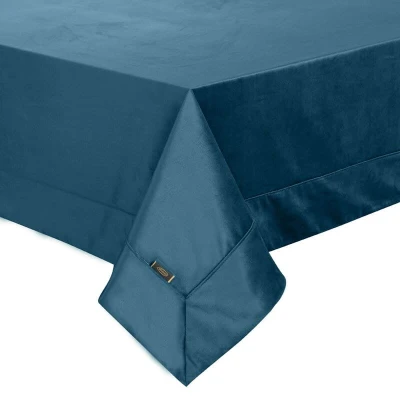 Obrus na stół Velvet 145x180cm Granatowy