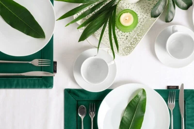 Obrus na stół Velvet 145x220cm Czarny