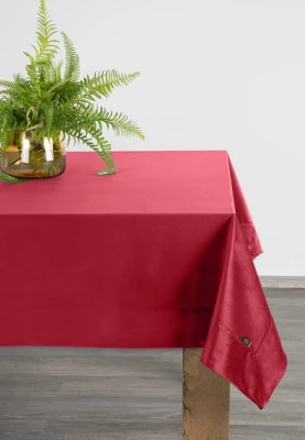 Obrus na stół Velvet 145x220cm Bordowy