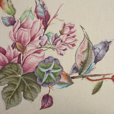 Serweta obrus gobelinowy z kwiatami 100x100