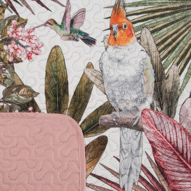 Narzuta Koc Parrot 170x210cm Zielona