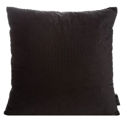 Poszewka na poduszkę Eliza 40x40cm Czarna Welur