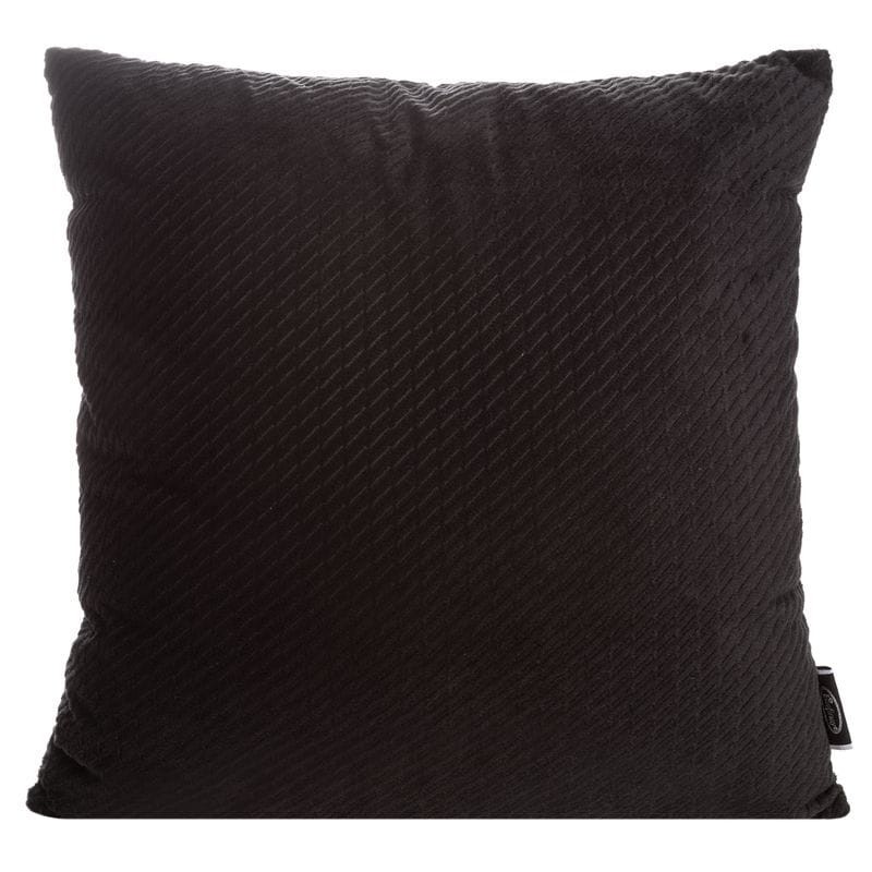 Poszewka na poduszkę Eliza 40x40cm Czarna Welur