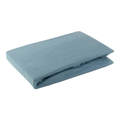 Prześcieradło z Gumką Jersey 90x200cm wys.25cm Ciemnoniebieske