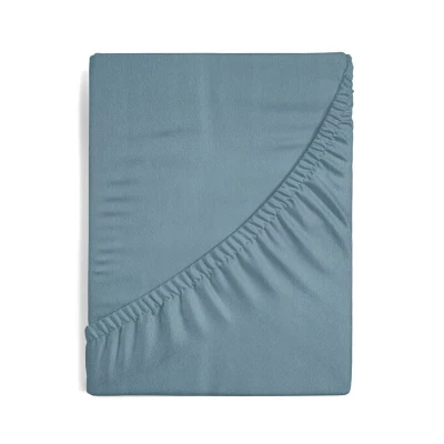 Prześcieradło z Gumką Jersey 90x200cm wys.25cm Ciemnoniebieske
