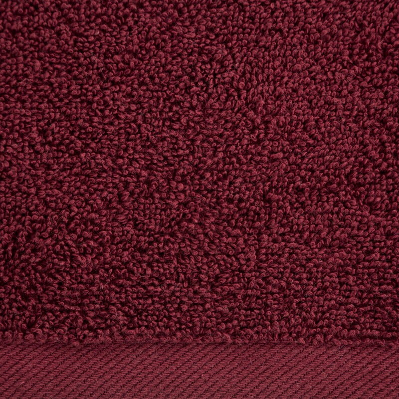 Ręcznik Kąpielowy Gładki 30x50cm Bordowy
