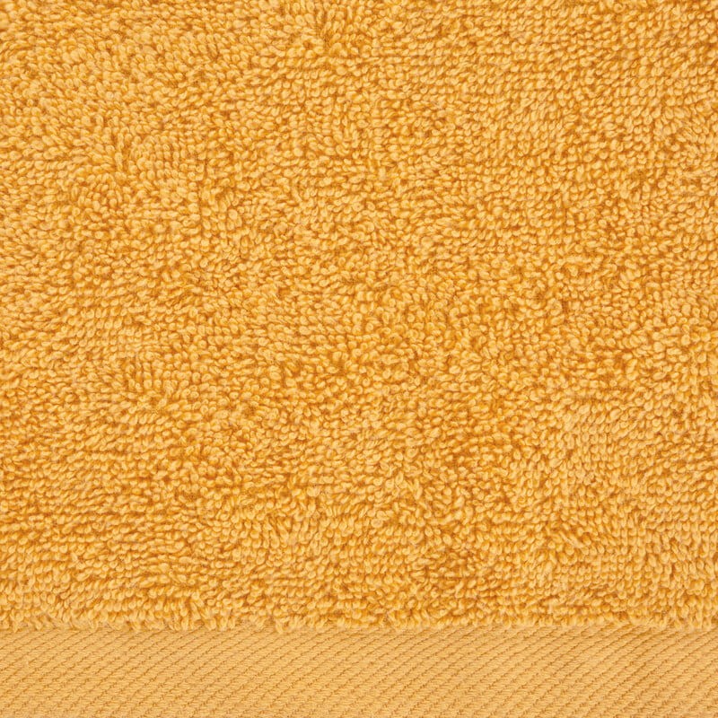 Ręcznik Kąpielowy Gładki 100x150cm Musztardowy
