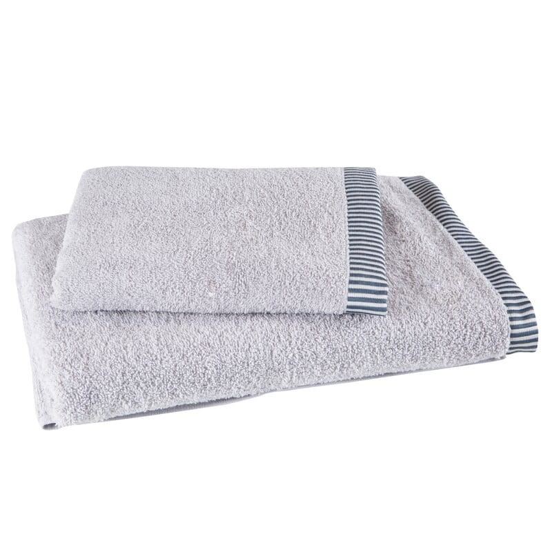 Komplet Ręczników bawełana 50x90 + 70x140 kpl 2szt srebrny