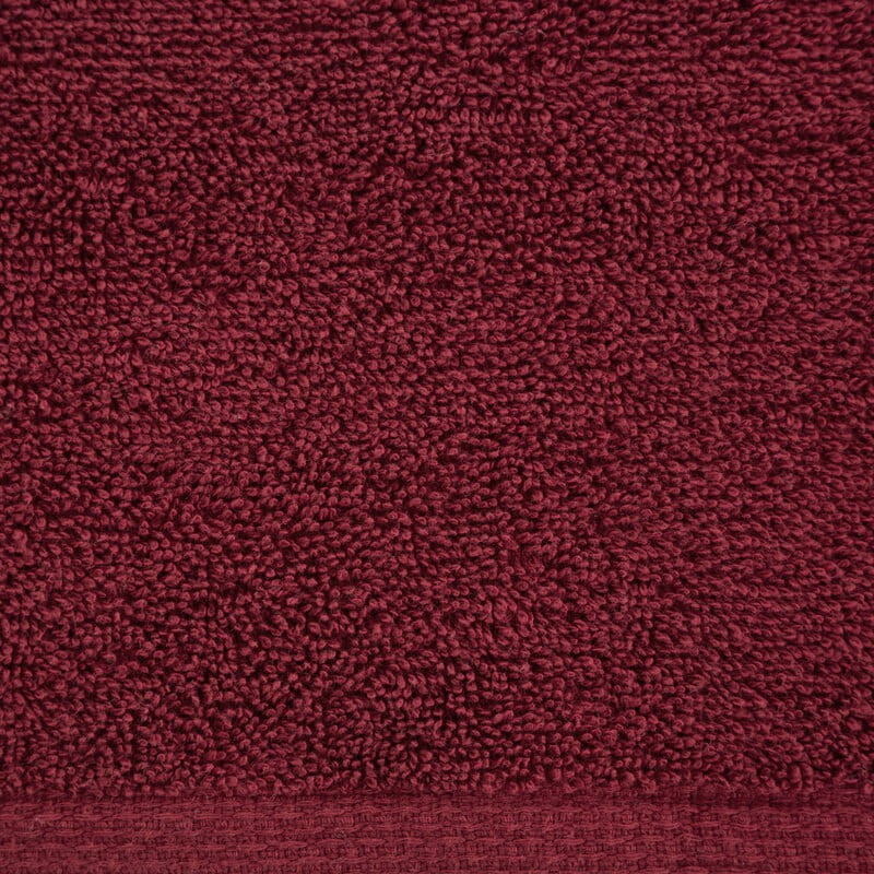 Ręcznik Kąpielowy Gładki 50x90cm Bordowy