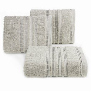 Ręcznik Kąpielowy Romeo 50x90 cm Beżowy 500 GSM 100% Bawełna