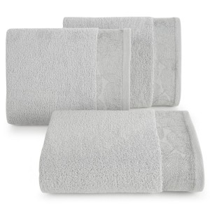 Ręcznik Kąpielowy Agis 70x140cm Srebrny 400 GSM 100% Bawełna