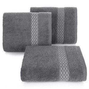 Ręcznik Kąpielowy Riva 70x140cm Stalowy 500 GSM 100% Bawełna