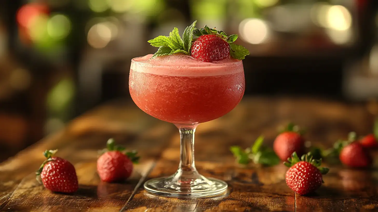 Drink truskawkowy