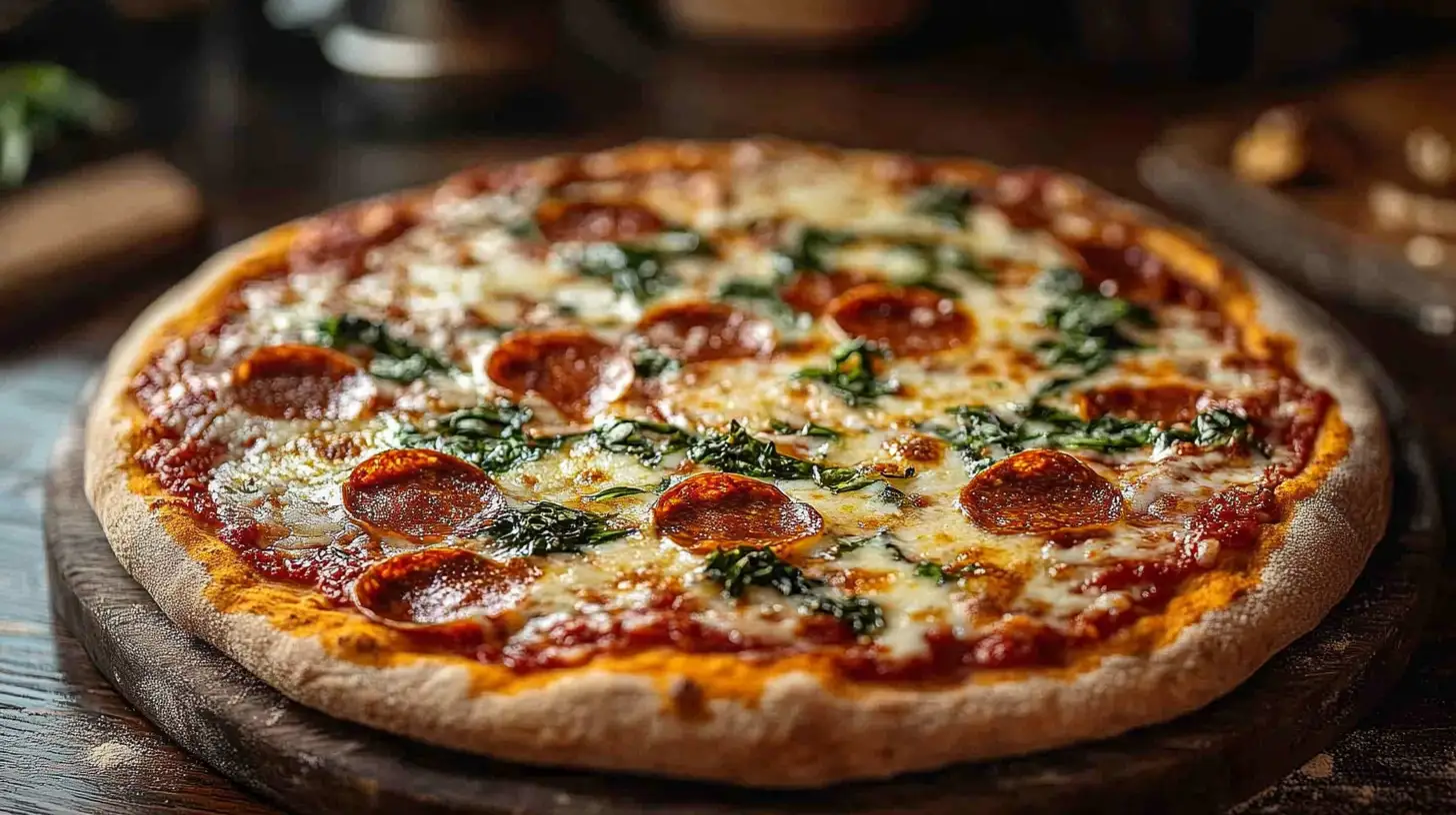 Pizza na specjalistycznym kamieniu