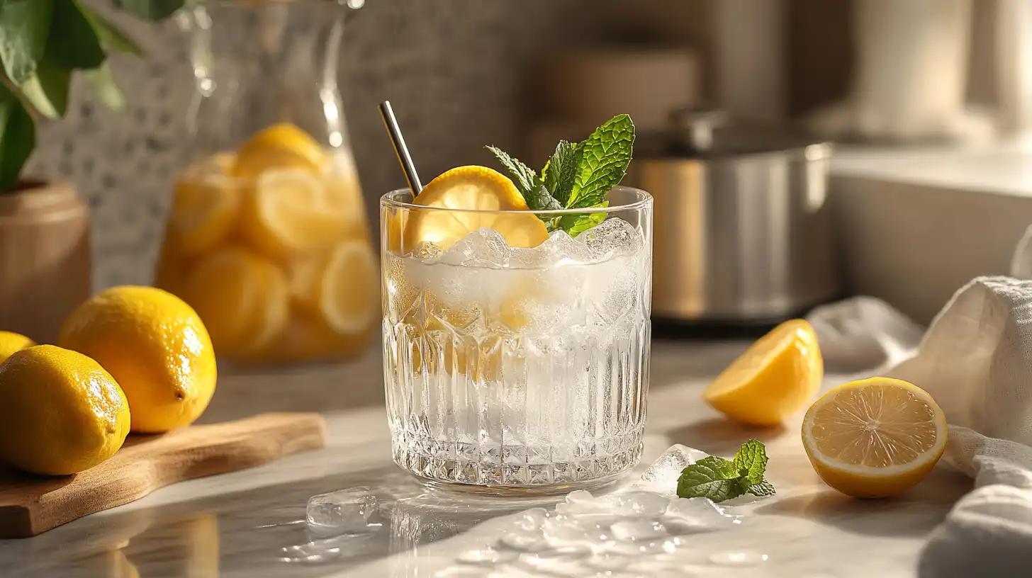 Lemoniada zrobiona z cytryn