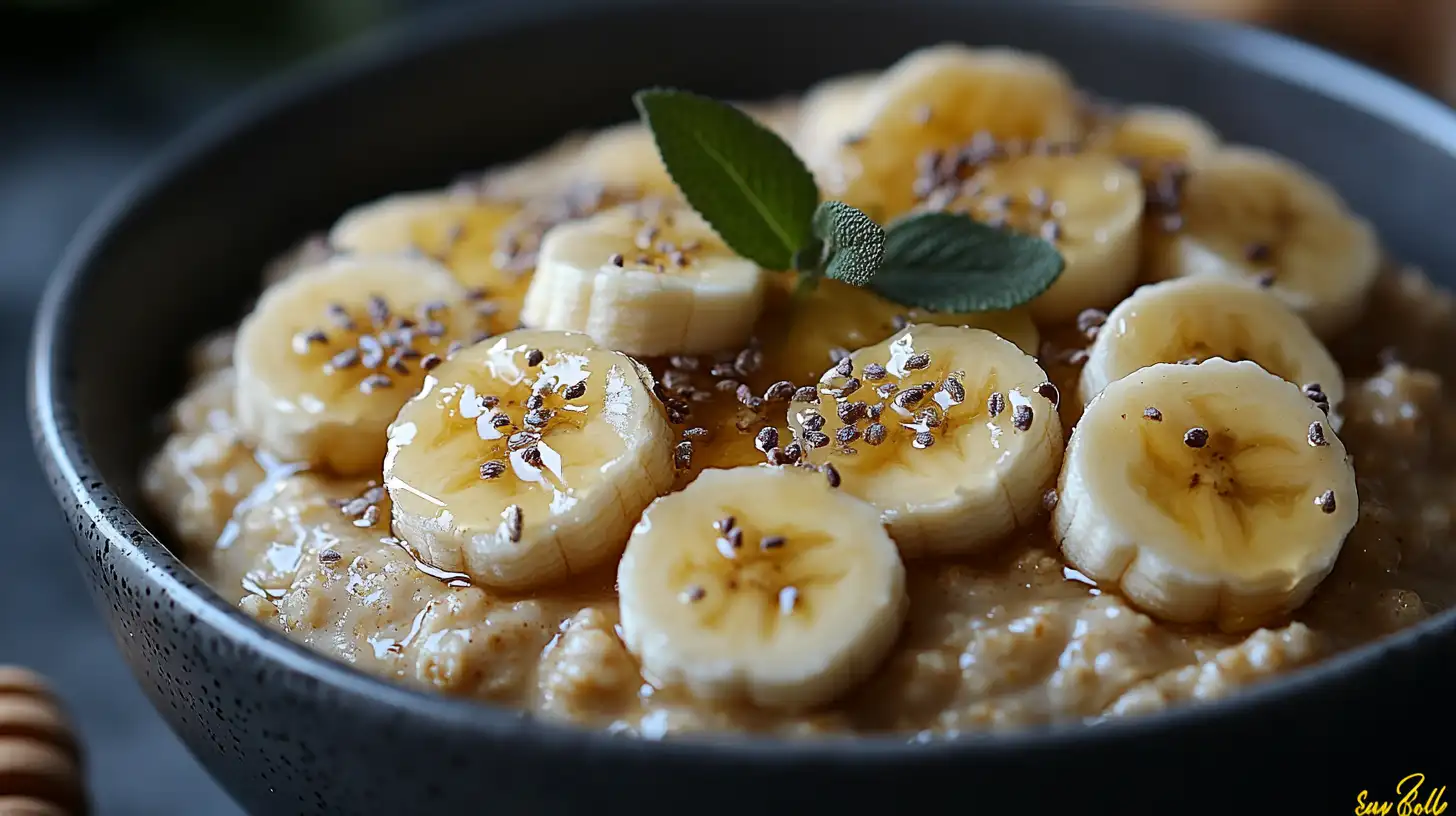 Owsianka z bananami i cynamonem