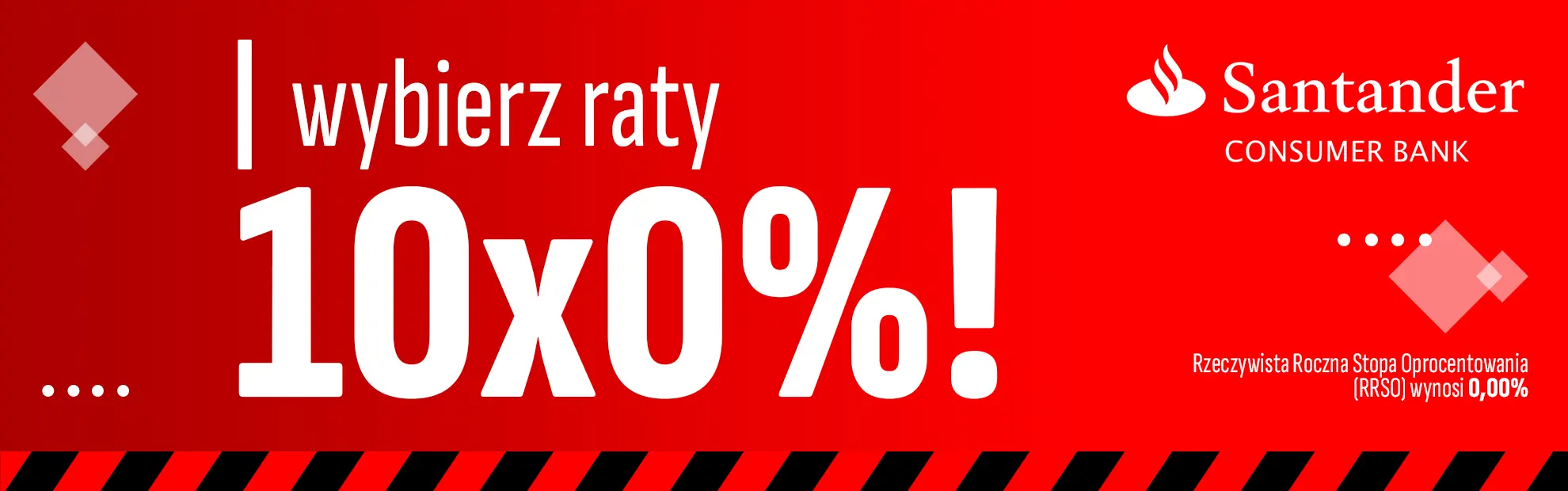 Santander raty 0%