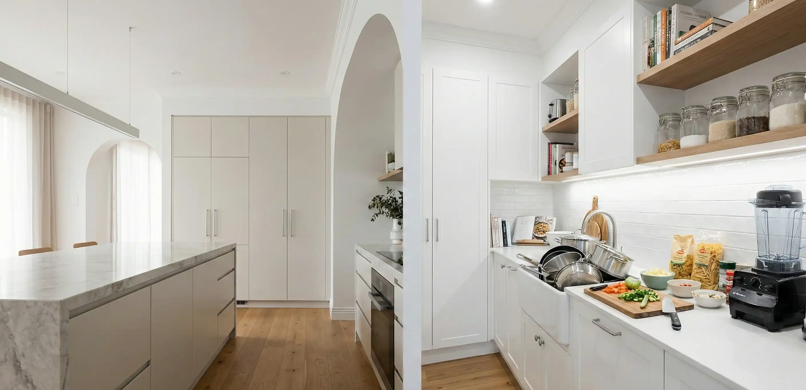 Butler’s pantry, czyli spiżarnia robocza – kuchnia bez bałaganu