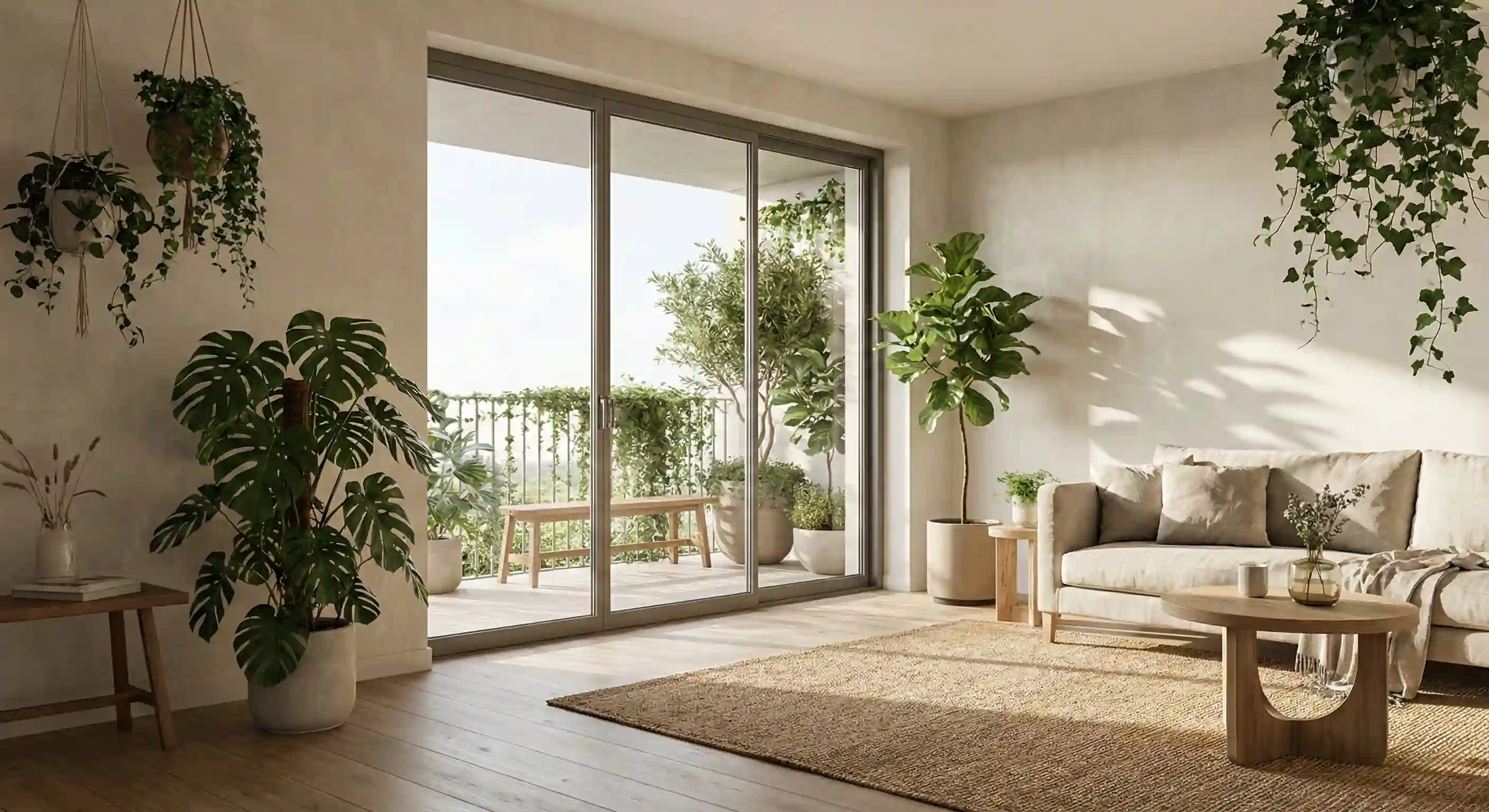 Biophilic design w domu - biofilia i płynne przejścia indoor-outdoor