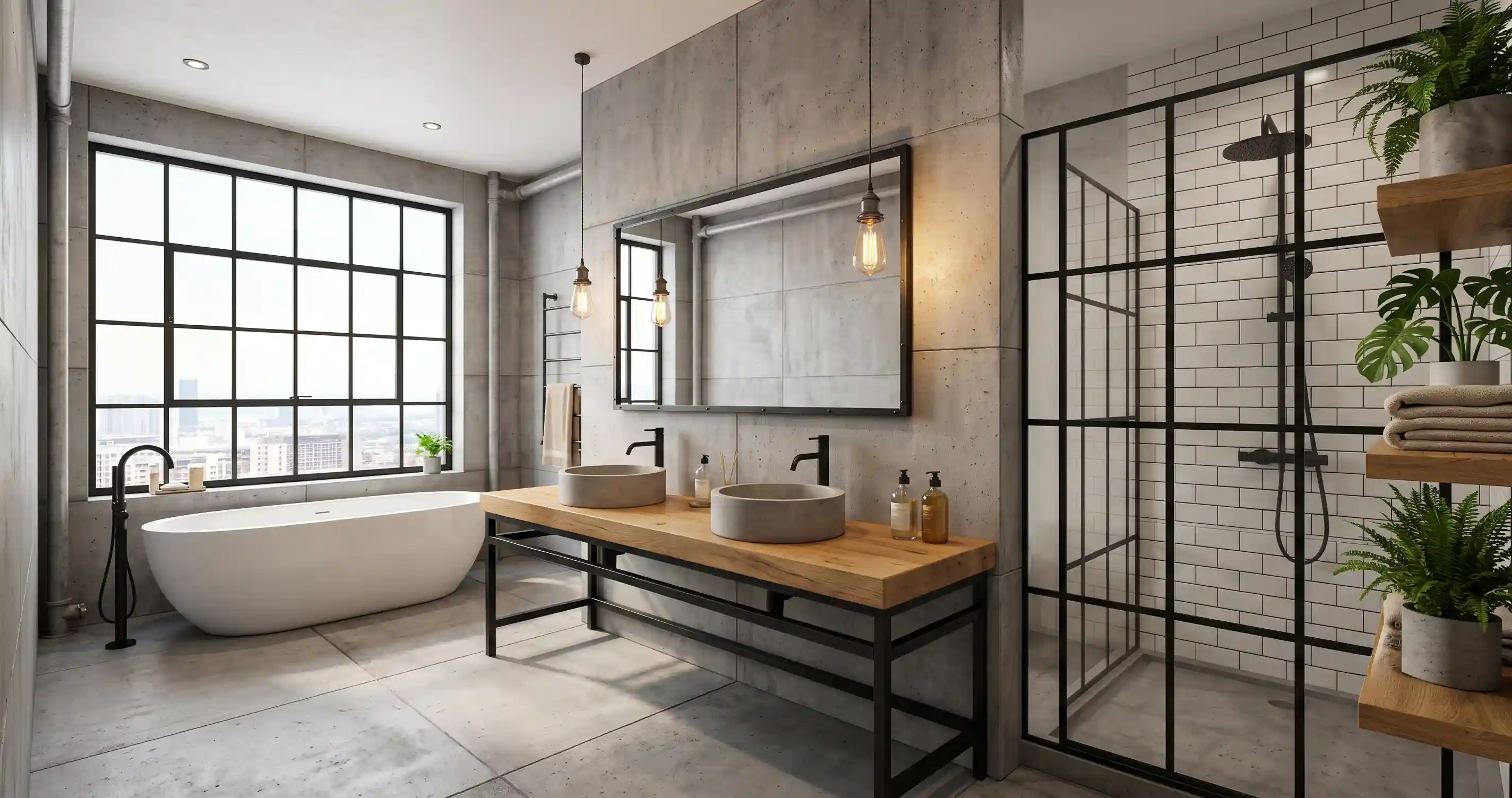 Łazienka w stylu loft - jak ją urządzić?